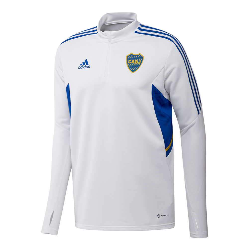 BUZO ADIDAS BOCA JUNIORS LIGERO DE HOMBRE