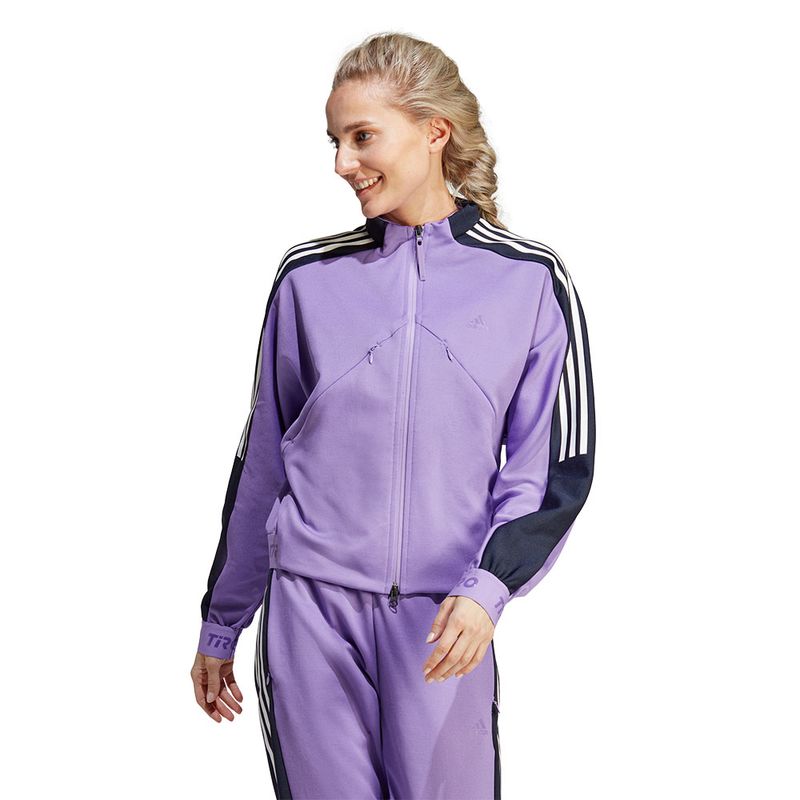 Conjunto Adidas Entrenamiento 3 Tiras Mujer Lila