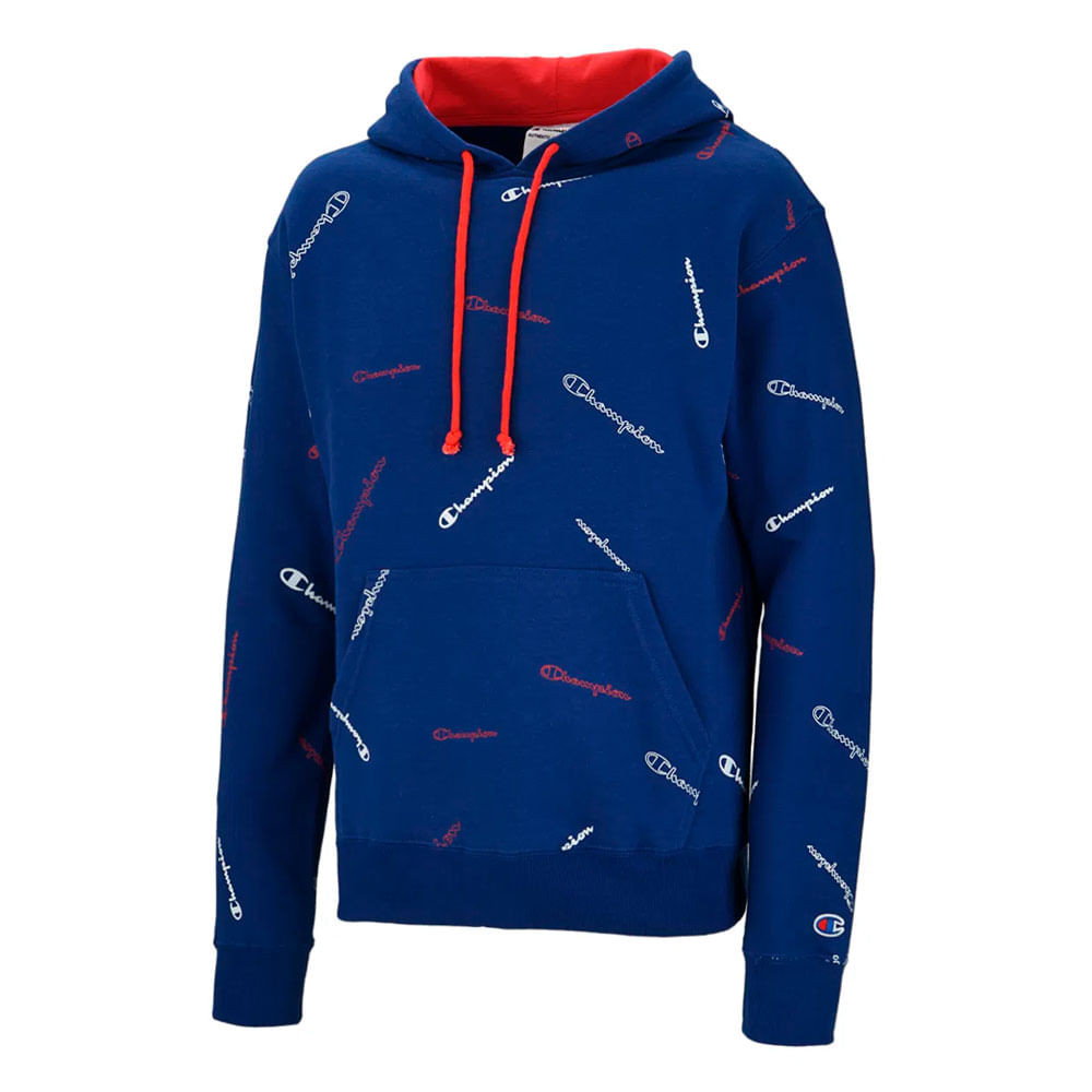 Champion sweater shop grau azul