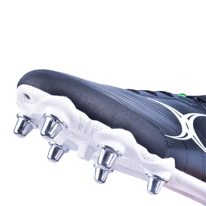 Stivali Da Rugby Gilbert Sidestep X15 LO 8S - Nero, Suola BioFrame 8 Tacchetti, 2022/23