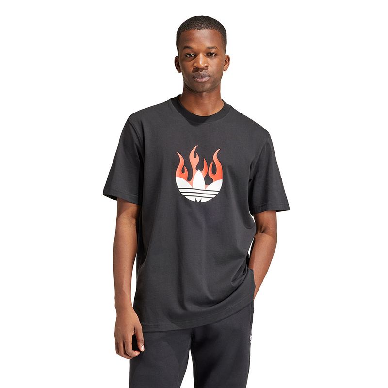 REMERA ADIDAS ORIGINALS FLAMES LOGO DE HOMBRE