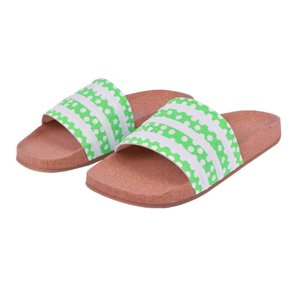 ojotas adidas blancas