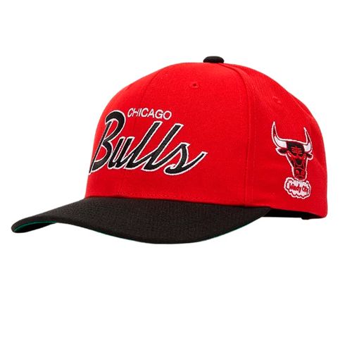 GORRA MITCHELL & NESS CHICAGO BULLS TEAM SCRIPT 2.0 PRO HOMBRE