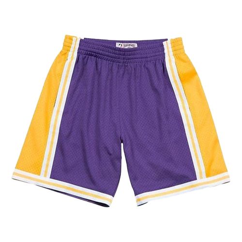 SHORT MITCHELL & NESS 84-85 LOS ANGELES LAKERS HOMBRE