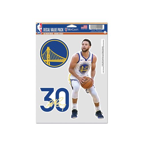 STICKERS WINCRAFT GOLDEN STATE WARRIORS MULTI USE STEPHEN CURRY UNISEX