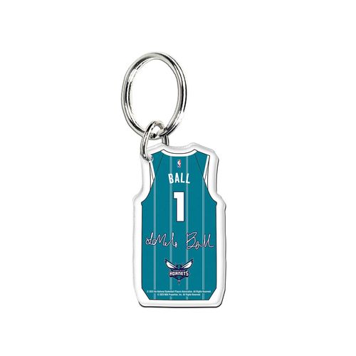 LLAVERO WINCRAFT CHARLOTTE HORNETS PREMIUM ACRYLIC KEY RING LAMELO BALL UNISEX