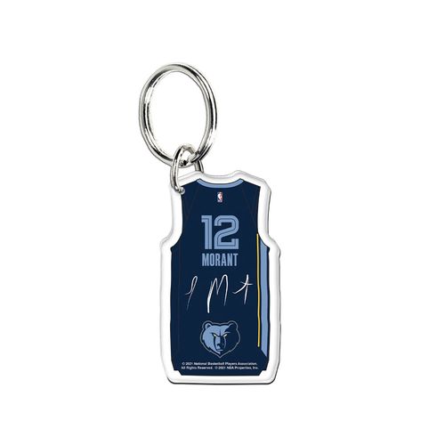 LLAVERO WINCRAFT MEMPHIS GRIZZLIES PREMIUM ACRYLIC KEY RING JA MORANT UNISEX