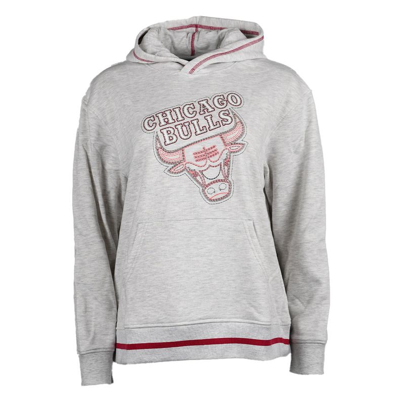 Buzo NBA WORDMARK PRINT LOOSE FIT HOODIE CHICAGO BULLS NBA Store