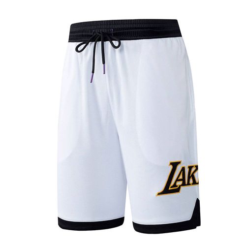 Short NBA SATIN PATCH REGULAR FIT BASKETBALL LO ANGELES LAKERS HOMBRE