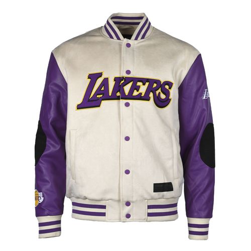 Campera NBA REGULAR FIT SUEDE BOMBER JACKET LOS ANGELES LAKERS HOMBRE