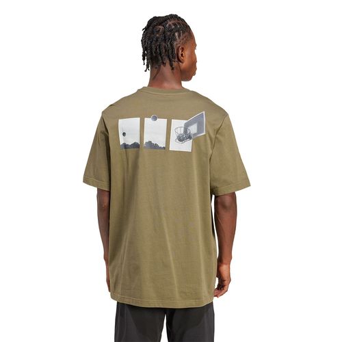 Remera Adidas Sportswear LENS HOOP HOMBRE