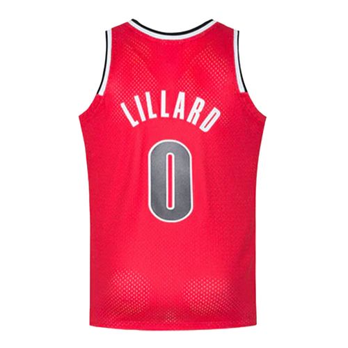 CAMISETA MITCHELL & NESS BLAZERS 2012 DAMIAN LILLARD PORTLAND TRAIL HOMBRE