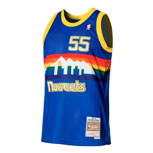 CAMISETA MITCHELL & NESS NBA SWINGMAN ROAD JERSEY NUGGETS 1991 DIKEMBE MUTOMBO - DENVER NUGGETS HOMBRE