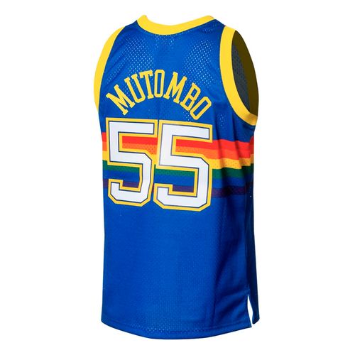 CAMISETA MITCHELL & NESS NBA SWINGMAN ROAD JERSEY NUGGETS 1991 DIKEMBE MUTOMBO - DENVER NUGGETS HOMBRE
