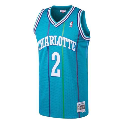 CAMISETA MITCHELL & NESS NBA SWINGMAN ROAD JERSEY HORNETS 1992 LARRY JOHNSON - CHARLOTTE HORNETS HOMBRE