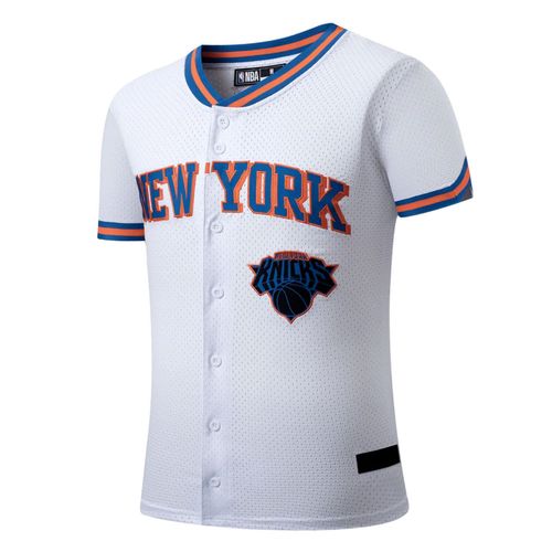 REMERA NBA FRONT WORDMARK PATCH REGULAR FIT JERSEY NEW YORK KNICKS HOMBRE