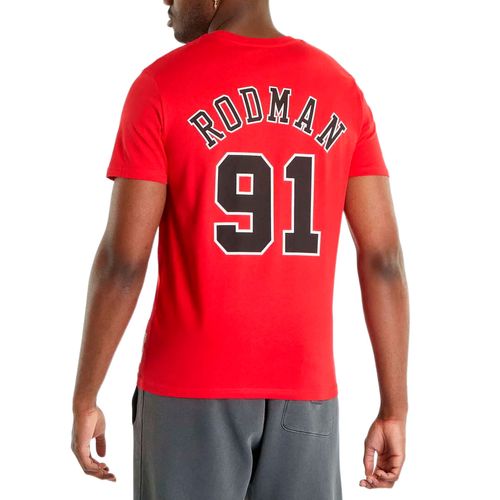 REMERA MITCHELL & NESS CHICAGO BULLS 91 - DENNIS RODMAN HOMBRE