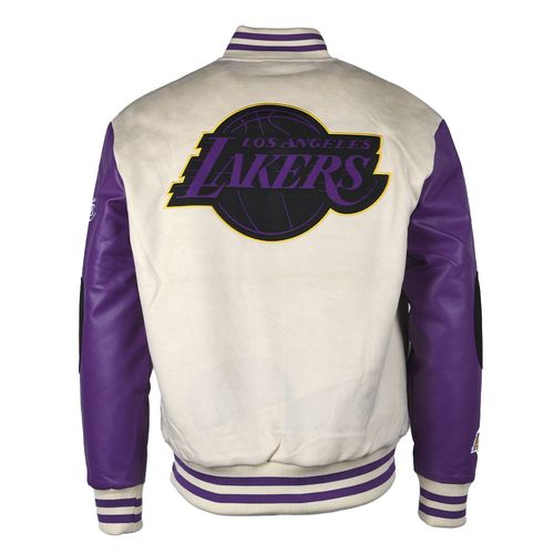 Campera NBA REGULAR FIT SUEDE BOMBER JACKET LOS ANGELES LAKERS HOMBRE