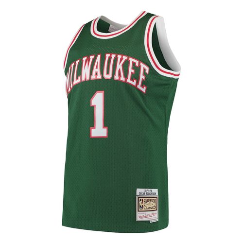 MUSCULOSA MITCHELL & NESS 1971 OSCAR ROBERTSON MILWAUKEE BUCKS HOMBRE