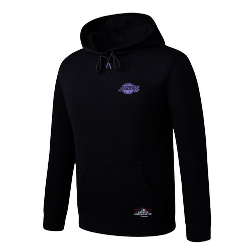 BUZO NBA EMBROIDERED LOGO REGULAR FIT HOODIE LOS ANGELES LAKERS UNISEX