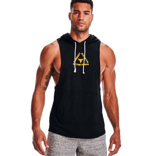 MUSCULOSA UNDER ARMOUR PROYECT ROCK CON CAPUCHA